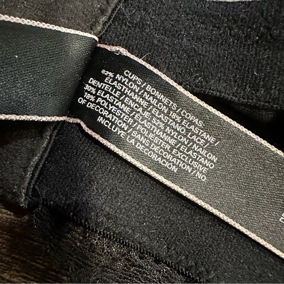 Victorias Secret Dream Angels Multi Way Bra Light Padding Wired Lace Black 34DDD - Picture 9 of 9